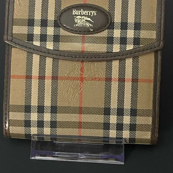 Burberry nova check Beige and Brown Plaid Wallet - Picture 1 of 8